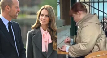 Woman ignores Royal couple during London engagement tour