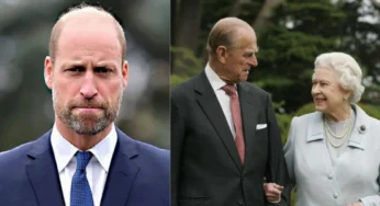 Queen Elizabeth and Prince William enjoy tea at Buckingham Palace