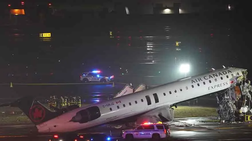 Air Canada Express Jet Collides with Fire Truck at LaGuardia, Closes Airport, Injures Four
