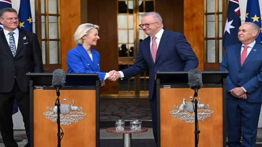Australia, EU Reach New Trade Pact Boosting Exports Growth