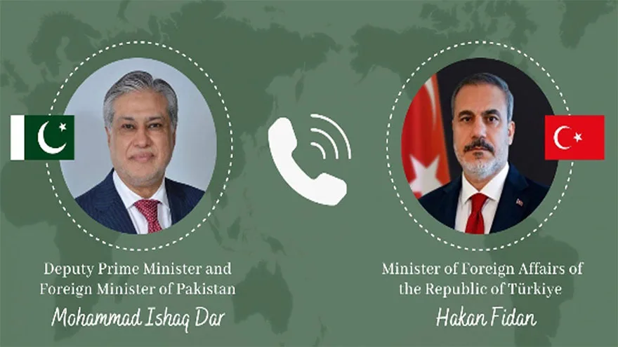 Dar & Fidan Discuss Regional Stability, Strengthen Pakistan-Türkiye Ties