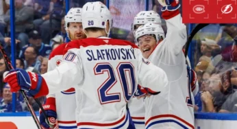 Canadiens Extend Winning Streak vs Lightning with Caufield & Slavko Highlights