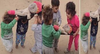 Gaza Kids Reenact Doll’s Funeral Amid Ongoing Conflict Trauma