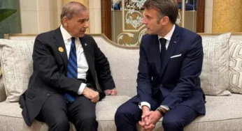 PM Shehbaz, French President Macron Discuss Regional Peace & Lebanon Situation