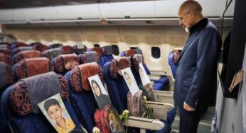 Ghalibaf Shares Minab 168 Tribute Image From Flight to Pakistan