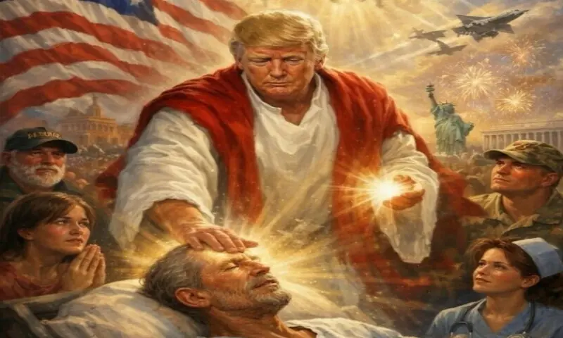 Trump Sparks Backlash with AI Image Depicting Himself as Jesus