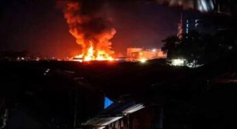 Fire in Sabah Destroys 200 Homes, Displaces Hundreds