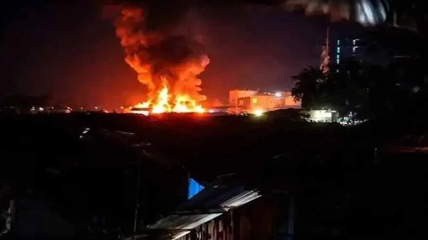 Fire in Sabah Destroys 200 Homes, Displaces Hundreds