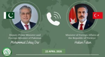 Dar & Fidan Discuss Regional Developments, Emphasize Diplomacy in Call
