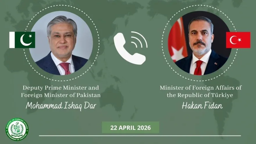 Dar & Fidan Discuss Regional Developments, Emphasize Diplomacy in Call