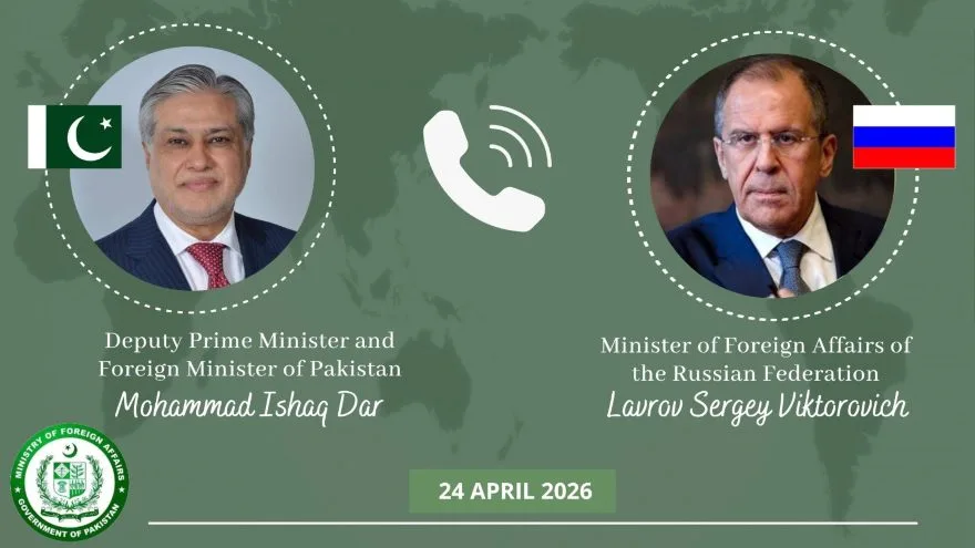 Pakistan-Russia Ties in Focus Amid Regional Tensions, Dar Meets Lavrov