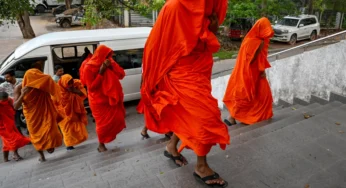22 Sri Lankan Monks Arrested with Record 242 Pounds of Cannabis at Airport