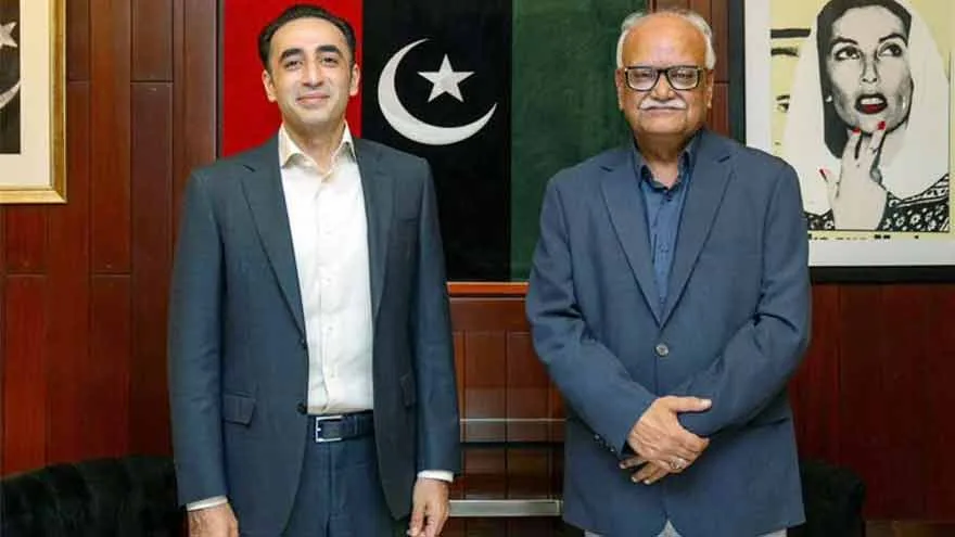 Bilawal Reviews Party Affairs, Development Projects in Key Meetings with Senator Waqar Mehdi