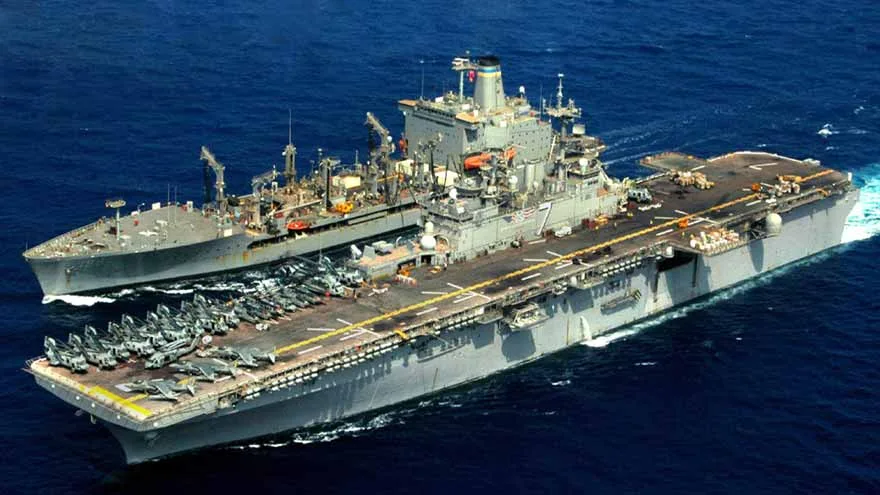 US Navy Resupplies Amid Middle East Tensions, War Costs Rise