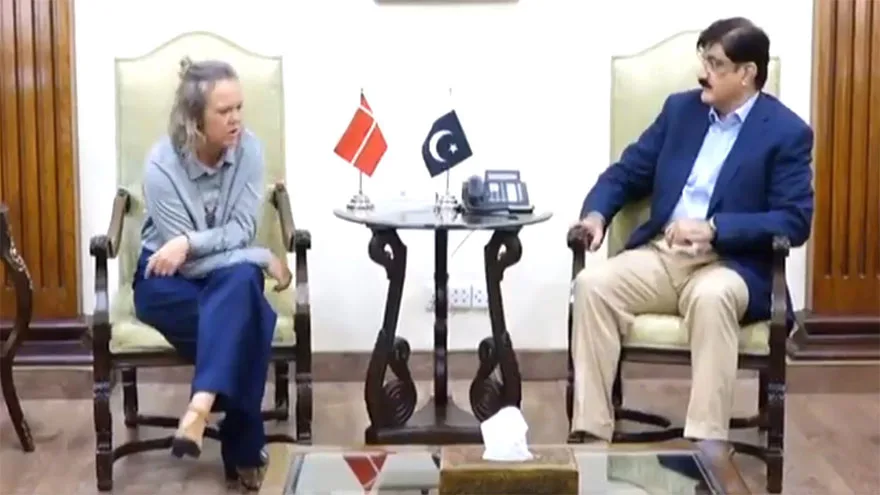 Danish Envoy Discusses Investment Opportunities with Sindh CM Murad