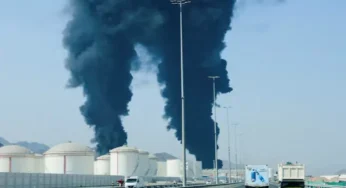 UAE’s Fujairah Reports Fire at Petroleum Complex After Iranian Drone Attack