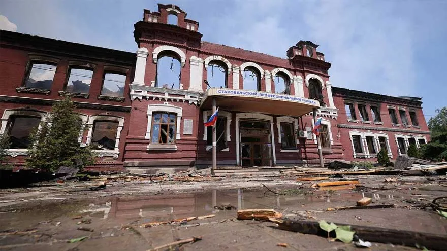 Drone Strike Kills 16 at College in Starobilsk