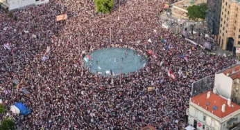 Serbian Protests Intensify Amid Massive Anti-Gov’t Rally in Belgrade