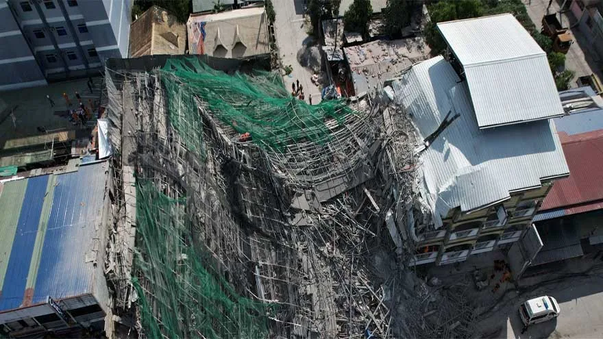 Malaysian Tourist Killed in Philippines Building Collapse; 21 Trapped