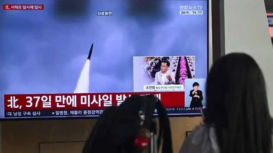 North Korea Launches Projectiles Including Short-Range Ballistic Missiles