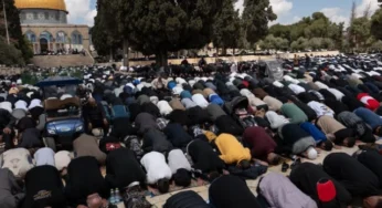 Muslims Gather at Al-Aqsa Mosque for Eidul Azha Prayers in Occupied Jerusalem