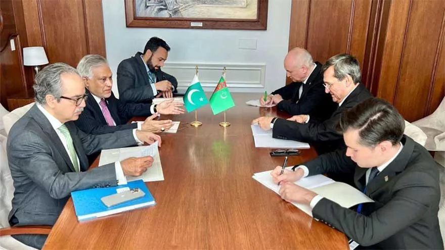Dar Discusses Turkmenistan’s International Ties with New York Officials