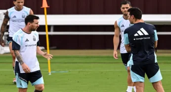 Scaloni Says Messi Making Progress in Injury Recovery