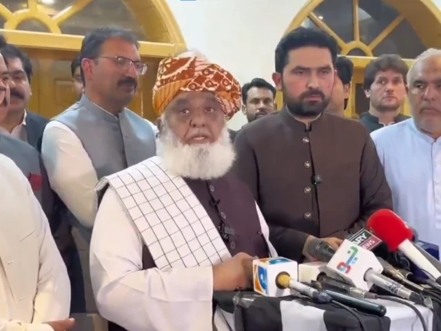 Fazlur Rehman Rejects G-B Election Results Amid Press Conference with Afridi and Qaiser
