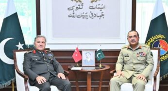 Turkish Military Leader Urges Pakistan to Strengthen Defence Ties