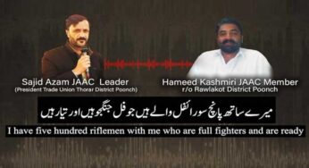 Leaked Audio Allegedly Plans Unrest in Azad Kashmir, Under Investigation