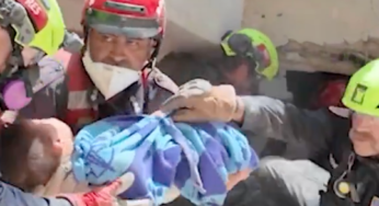 U.S. Team Rescues Mother & Baby from Venezuela Earthquake Ruins