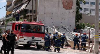 Athens Apartment Collapse: Rescuers Search Trapped Victims