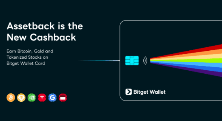 Bitget Wallet Card Turns Cashback Into Bitcoin, Gold and Tokenized Stocks