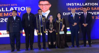 Rotary District 3271 Installs Shahzad Sabir as District Governor, Marks Centennial of Rotary Service in Pakistan