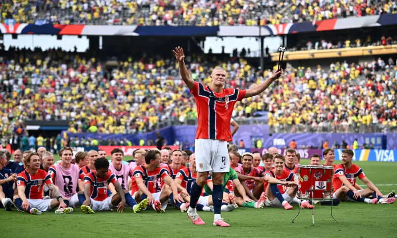 Haaland Scores Twice as Norway Defeats Brazil in World Cup Quarter-Finals Advance